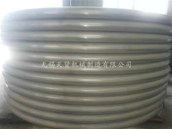 半圓管上進行過拋光后